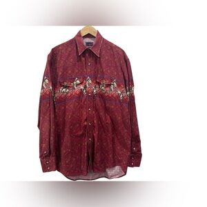 Roper button up long sleeve size M‎